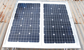 Solar panel in Dogon